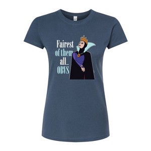 Women's - Disney - Fairest of Them All… OBVS Fitted Graphic T-Shirt - 1 of 3