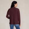 Lands' End Women's Long Sleeve Waffle Shawl Collar Henley - 2 of 4