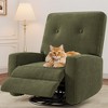 Garvee 360° Swivel Rocker Recline for Adults, Glider Rocking Recliner Nursery Chair for Living Room, Bedroom, Office, Linen - 4 of 4