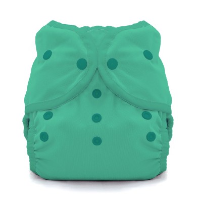Image of Thirsties | Duo Wrap Snap Pack of 1 - Seafoam Multicolored Diaper Cover, Size One (6-18 lbs)