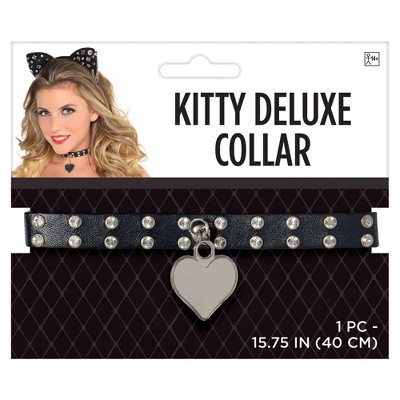 Adult Collar Fancy Kitty Deluxe Accessories Halloween Costume