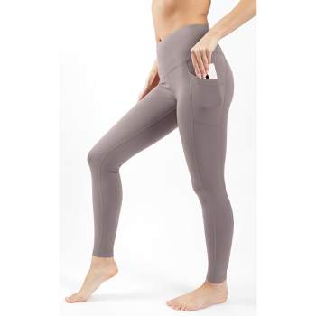Yogalicious - Women's Polarlux Fleece Inside High Waist Legging With Side  Pockets - Blue Fusion - X Large : Target