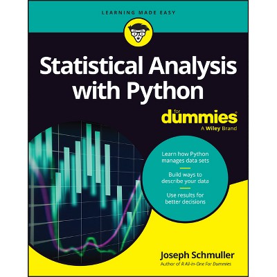 Statistical Analysis with Python for Dummies - by  Joseph Schmuller (Paperback)