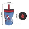 LunaLulinlk 12oz Marvel Spider-Man Toddler Cups For Travel or At Home, Vacuum Insulated Stainless Steel Sippy Cup - 3 of 4
