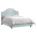 Queen Janeth Curved Bed Linen Pool - Skyline Furniture