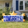 Sunnydaze Indoor/Outdoor Congrats Star Banner LED Inflatable Decoration for Graduation Party or Special Celebration - 8' - 2 of 4
