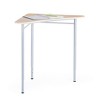 Guidecraft Adjustable Standing Desk - Triangle for Kids and Adults: Adjustable Height Wood Writing Desk with Metal Legs for Home, Classroom and Office - 3 of 4