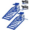 Heavy-Duty Hydraulic Car Ramps 5T Capacity - Adjustable 9.3-14 Inch Height for Cars, SUVs, and Light Trucks - 2 of 4