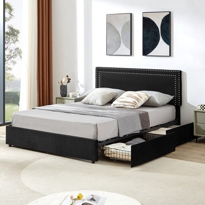 Target black bed frame sales