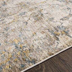 Hauteloom Morinville Teal Floral Rug - 1 of 4