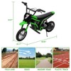 24v Kids Electric Dirt Bike with 350w Motor, 3-Speed Adjustable Up to 14.29MPH, Off-Road Motocross, Includes LED Lights and Music - 3 of 4