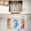 Stupell Industries Unicorn Seahorse & Hibiscus Printed Anti-Fatigue Floor Mat, design by Audrey Jeanne Roberts, 30"x18" - 2 of 4
