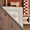 Weston Farmhouse Lodge Area Rug Brown - Captiv8e Designs - 3 of 3