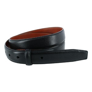 Trafalgar Pebble Grain Leather No Buckle Harness Belt Strap - 1 of 3