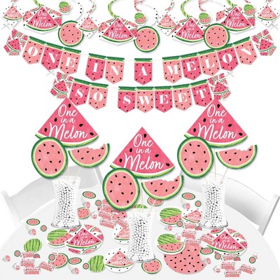 Big Dot of Happiness Sweet Watermelon - Fruit Party Supplies - Banner Decoration Kit - Fundle Bundle