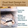 Impresa [3 Pack] Reusable Bread Bags - Double Seal - Dishwasher & Washing Machine Safe - 3 of 4