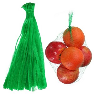 Unique Bargains Seafood Vegetable Grocery Shopping Stretchable Reusable Mesh Produce Bags 100 Pcs - 1 of 4