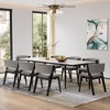 Etelifrank Set of 2 Modern Upholstered Dining Chairs - 3 of 4