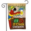 Briarwood Lane Garden Flag 12x18 For Outdoor It's 5 O'clock Summer Burlap For Summer Garden Flag Flags For Outside - 2 of 4