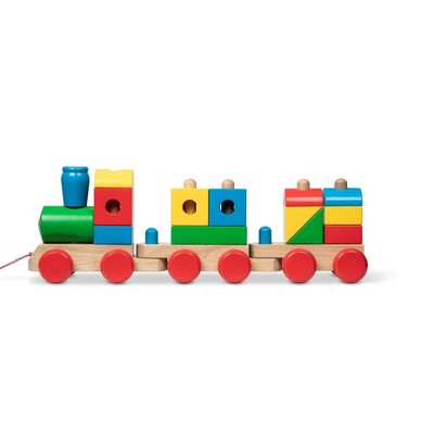 melissa and doug block train