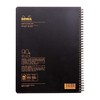 Rhodia Rhodiactive Meeting paper Book 90g paper - Lined 80 sheets - 9 x 11 3/4 - Black cover - 4 of 4
