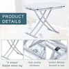 NicBex Minimalist Lifting Wooden Dining Table with Metal Legs,Modern Home Coffee Table Office Table,Dining Room Furniture - 4 of 4