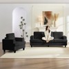 Mjkone 82" Width 2 Piece Living Room Sofa Set, 3 Seat Sofa with Armchair, Modular Sectional Couch Furniture Sets - 4 of 4