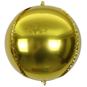 PartyWoo 22 Inch Gold 4D Foil Balloons 1PCS - 1 of 4