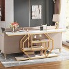 Tribesigns 70.86" 4 Tier Extra Long Console Table - 2 of 4