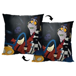 Warner Bros. Beetlejuice Animated Ghost Rider Throw Pillow 18x18 Inches - 1 of 3