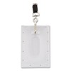 Advantus Clear ID Card Holder, Horizontal, Clear 2.31" x 3.69" Holder, 2.13" x 3.38" Insert, 25/Pack - 2 of 3