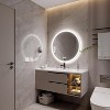 Round LED Bathroom Mirror with Anti-Fog, 3 Color Dimmable Lighting & Touch Control - 2 of 4
