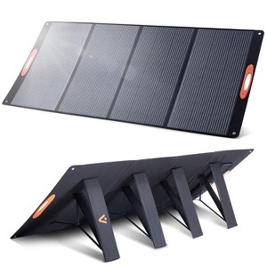 420W High Efficiency Panels Versatile Solution with Portable Panels, Foldable Design, for Station, RV Camping, Use - 1 of 4