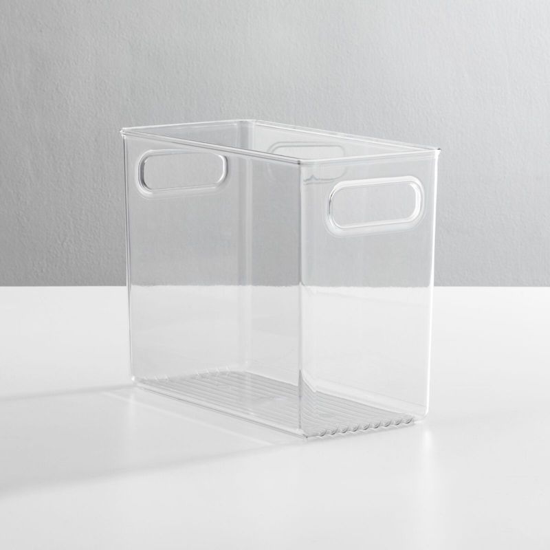 mDesign Plastic Office Supply Organizer Storage Bins with Handles, 2 of 9