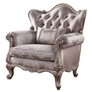 45" Jayceon Fabric Chair Champagne - Acme Furniture - 1 of 4