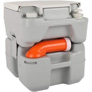 VINGLI Portable 5.3 Gallon Camping Toilet w/Carrying Bag,Large Capacity Tank for Camping,Boat/Truck - 1 of 4