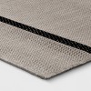 Modern Linear Geo Rectangular Woven Indoor Outdoor Area Rug Black/Tan - Threshold™ - image 3 of 4