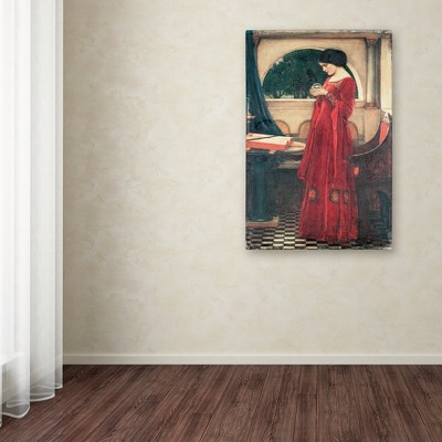 John William Waterhouse Red and Black Canvas Art 16x24