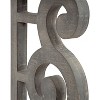 Kate and Laurel Wyldwood Rectangle MDF Console Table, 42x14x30, White and Gray - 4 of 4