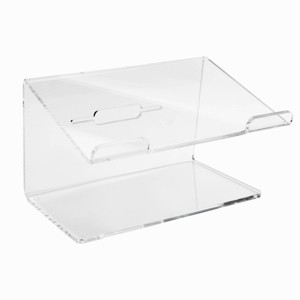 Acrylic Laptop Stand - russell+hazel: Clear Desk Organizer, Office Supplies, Acrylic Desk Accessories, 14" Width - 1 of 4