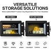 Safe for Home, 1.0 Cubic Feet Small Safe with Removable Shelf, Alarm System, Digital Electronic Security Money Box, Black, 9.84"D x 13.78"W x 9.84"H - 4 of 4