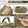Pavilia Tactical Toiletry Bag for Men, Hygiene Travel Bag, Military Dopp Kit, Water Resistant Molle Pouch, Shaving Grooming Organizer Case - 4 of 4