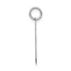 Black Bow Jewelry 14k White Gold, Jersey Collection, Medium Number 46 Pendant - 2 of 4