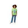 Sleep On It Boys 2-Piece Short-Sleeve Jersey Pajama Pants Set - 4 of 4