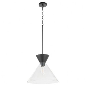 Quorum Lighting Beldar 1 - Light Pendant in  Matte Black - 1 of 1