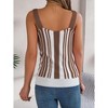 Coolmee Women's Sleeveless Sweater Top V Neck Button Hollow Knit - 3 of 4