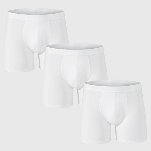 Alpine Swiss Mens Boxer Briefs 3 Pack Underwear Breathable Cotton Modal Trunks - 1 of 4