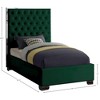 Meridian Furniture,Lexi Velvet Bed - 2 of 3
