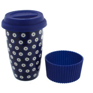 Blue Rose Polish Pottery K115 Manufaktura Travel Mug - 1 of 2