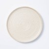 10.6" 4pk Stoneware Glazed Dinner Plates Cream - Threshold™ designed with Studio McGee - image 3 of 4
